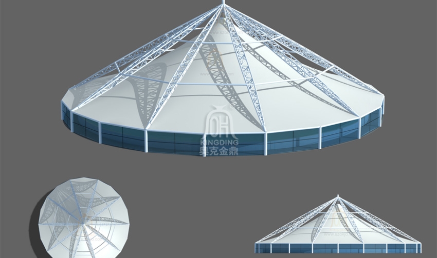 山西沁源縣污水處理廠生化池索膜倉加蓋工程